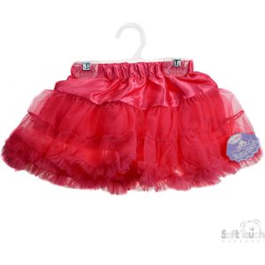 Soft Touch Satijnen Roezel Tutu Fuchsia 3-6 Maanden TS24-F