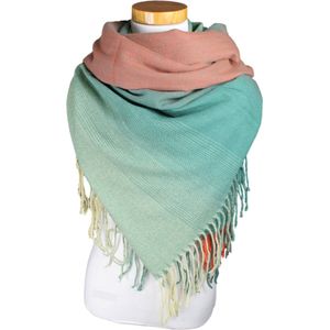 AltinModa Dames sjaal XXL - Omslagdoek Dames sjaal voor winter - Dikke Zachte Modesjaals 100% viscose - 60 x 180 cm