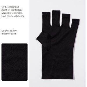 UV beschermende handschoenen voor nagellamp - Universeel - 1 Paar - Nagel handschoen - Gellak UV bescherming - UV lamp handschoen