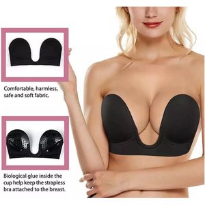 Onzichtbare Zelfklevende Straploze Plak Beha - Herbruikbaar - Rugloze BH - Borst lift - Pushup Invisible BRA