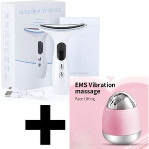 Facelift Apparaat - Huidverjongingapparaat - Anti Rimpels Nek En Gezicht Apparaat - Facelift - Skin Care - Apparaat Voor Huidverstrakking - Huidverzorging Apparaat - Drie Lichten Functie - FDA - CE – 2022