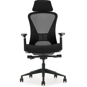 Schaffenburg ergonomische bureaustoel NEN600. Getest en gecertificeerd volgens de NEN-EN 1335-1:20 norm. Kleur zwart. 3 jaar garantie!!