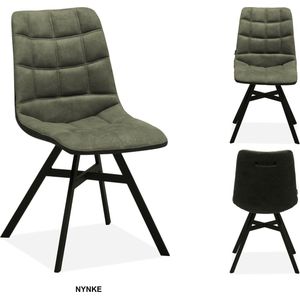 MX Sofa Eetkamer stoel Nynke | kleur: Mos