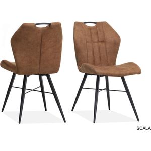 MX Sofa Eetkamer stoel Scala | kleur: Cognac