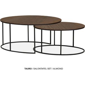 Maxfurn - Set ovale salontafel | kleur: Almond