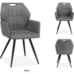 MX Sofa Eetkamer stoel Puck | kleur: Antraciet