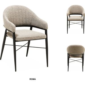 MX Sofa Eetkamer stoel Roma | kleur: Toffee