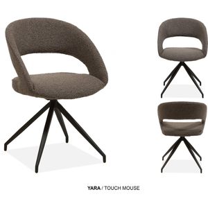 MX Sofa Eetkamer stoel Yara | kleur: Mouse