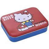 Hello Kitty Kinderpleisters - Metalen Doos - 24 Pleisters - Mooie Design Pleister bewaardoos voor Kinderen - Plakpleister met Design - Geschikt voor Rugzak - Handtas