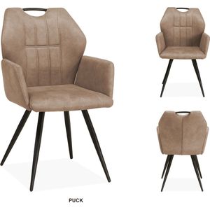 MX Sofa Eetkamer stoel Puck | kleur: Taupe