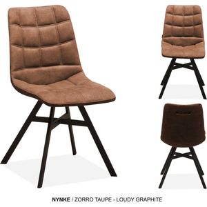 MX Sofa Eetkamer stoel Nynke | kleur: Cognac