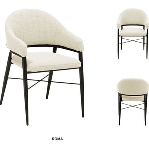 MX Sofa Eetkamer stoel Roma | kleur: Pearl