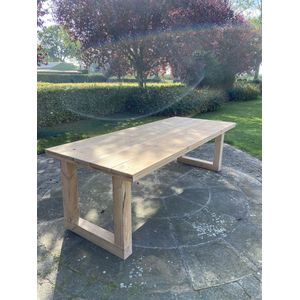 M2-meubels douglas tuintafel / eettafel 200cm douglas U-onderstel