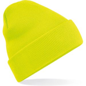 Beechfield 'Original Cuffed Beanie' Fluorescent Yellow