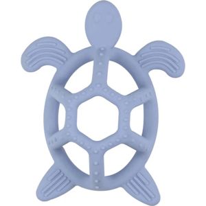 Bijtschildpad - baby speelgoed - silicone - bijtring - bijtspeeltje - Blauw