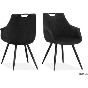 MX Sofa Eetkamer stoel Royce | kleur: Antraciet