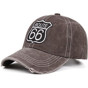 Baseball Cap Route 66 – Bruin – Stonewashed Denim Pet