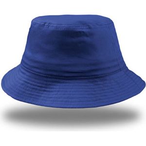 Atlantis 'Bucket Cotton Hat' Kobaltblauw