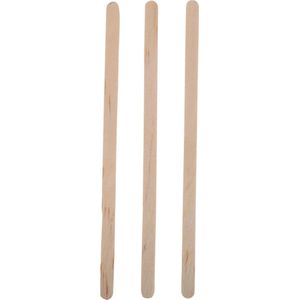 Houten Roerstokjes - Bamboe - 140 mm lang - 1000 stuks in verpakking - Koffie to go - roerstokjes - Koffie - to go - wegwerp - roerstaafjes - roerstaaf
