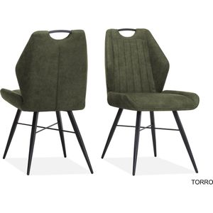MX Sofa Eetkamer stoel Torro | kleur: Mos
