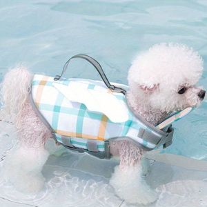 Honden Zwemvest - Zwemvest voor Honden - Wit / Groen - M