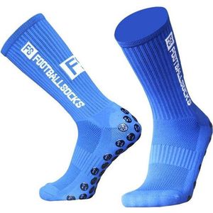 Gripsokken Voetbal Blauw Sportsokken Anti-Blaren (Maat 39-44)