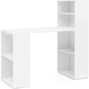 Rootz Bureautafel - Moderne Computertafel - Wit - 120 x 120 x 53 cm