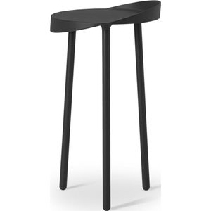 ijcoon design salontafel - Kelp Side ronde bijzettafel 60cm hoog - Nederlandse designers - zwart