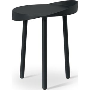 ijcoon design salontafel - Kelp Side ronde bijzettafel 40cm hoog - Nederlandse designers - zwart