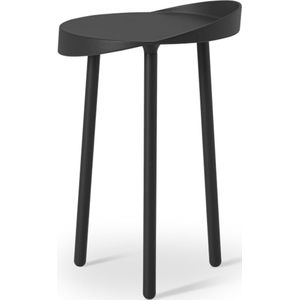 ijcoon design salontafel - Kelp Side ronde bijzettafel 50cm hoog - Nederlandse designers - zwart