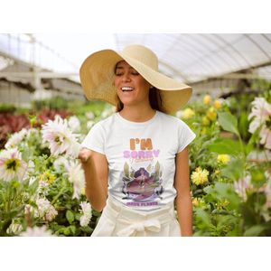 Shirt - I’m sorry I already have plants - Wurban Wear | Grappig shirt | Planten | Unisex tshirt | Vaas | Bloempot | Tuinset | Gereedschapsset | Kweekbak | Wit