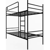 Rudolfo Bunk Beds - Stapelbed - 200x90cm - Veilig door Uitvalbescherming - Mogelijkheid tot 2 losse bedden - Inclusief 2 Matrassen