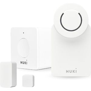 Nuki Smart Lock 4.0 + Bridge + Door Sensor | Toegang via je App en op afstand