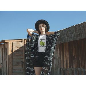 Shirt - Avocado is my protein - Wurban Wear | Grappig shirt | Vegan | Unisex tshirt | Dieren | Dierenvriend | Vegan kookboek | Wit