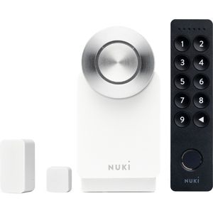 Nuki Smart Lock 4.0 Pro Wit + Keypad 2.0 + Door Sensor