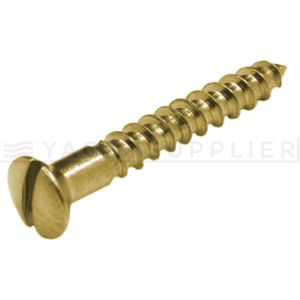 Houtvijs DIN 95 Messing 3,5x40mm - Per stuk