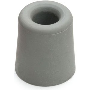 Deurstopper Ø37x48mm Grijs Rubber
