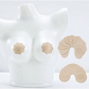 Tepel Covers - 10 Stuks Zelfklevende Nipple Covers - Tepel Bedekking - Siliconen Tepelstickers - Nipple Covers - Push-up Tepel Covers - Tepel Stickers - Zelfklevende Boob Tape