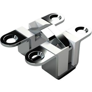 Onzichtbaar scharnier klein RVS 316 (Inox A4) gepolijst - 0 tot 178° - Type YLSCIP14