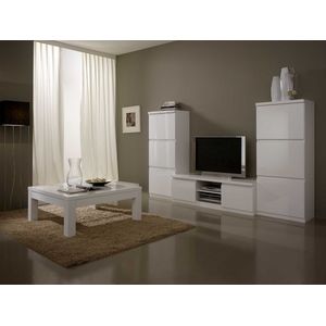 Alcos - Salontafel - Wit - 127x66x43 cm