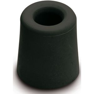 Deurstopper Ø37x48mm Zwart Rubber