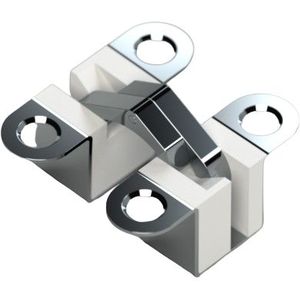 Onzichtbaar scharnier klein RVS 316 (Inox A4) gepolijst - 0 tot 180° - Type YLSCIP30