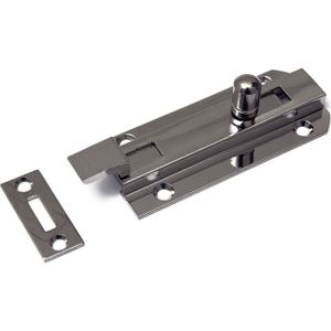 Profielschuif met bocht 60x35mm Messing vernikkeld