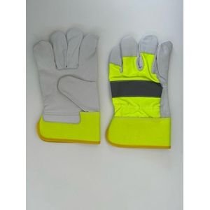 Werkhandschoenen Heren - Tuinhandschoenen – Handschoenen – Klussen – Werken rundleer M 10