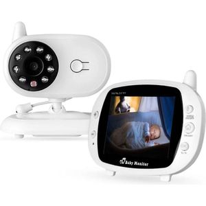 Baby Monitor Babyfoon - LCD digitale camera nachtzicht temperatuurbewakingsmonitors