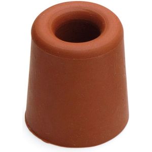 Deurstopper Ø37x48mm Rood Rubber