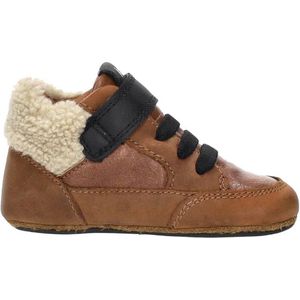 KEQ Jongens Baby schoentjes Jongens Baby schoentjes - cognac - Maat 23