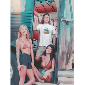 Shirt - Unicorns love death metal - Wurban Wear | Grappig shirt | Metallica | Unisex tshirt | Unicorns | Death metal | Wit