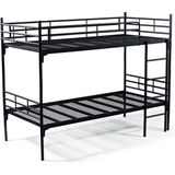 Bella Bunk Beds - 200x90cm - Veilig door Uitvalbescherming - Mogelijkheid tot 2 losse bedden - Inclusief 2 Matrassen