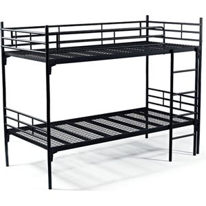 Bella Bunk Beds - 200x90cm - Veilig door Uitvalbescherming - Mogelijkheid tot 2 losse bedden - Inclusief 2 Matrassen